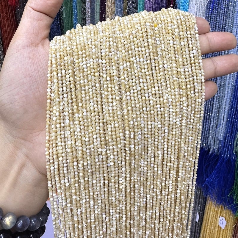 Χάντρες για κέντημα, φυσικός λίθος, χαραγμένη επιφάνεια, στρογγυλές χάντρες, μοτίβο φυσικού λίθου