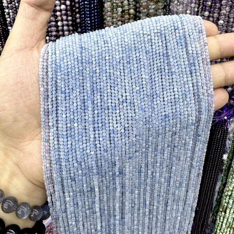 Χάντρες για κέντημα, φυσικός λίθος, χαραγμένη επιφάνεια, στρογγυλές χάντρες, μοτίβο φυσικού λίθου