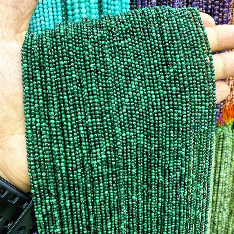 Χάντρες για κέντημα, φυσικός λίθος, χαραγμένη επιφάνεια, στρογγυλές χάντρες, μοτίβο φυσικού λίθου