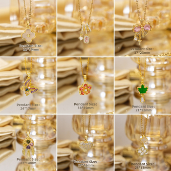 Titano plieno kaklo vėrinys su keturių lapų dobilu pakabuku, varinis įdėtas su cirkoniais, mikro įtvirtinimas, grandinėlė Flash o chain