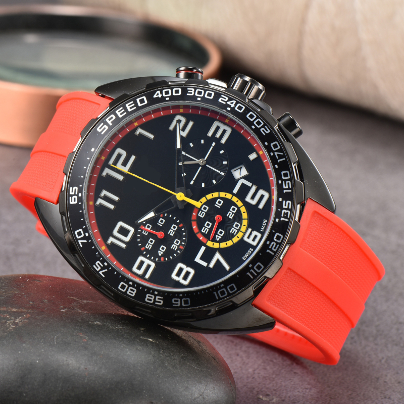 Nairicha Meeste kvarts kronograafiga kell roostevabast terasest korpuse ja rihmiga, analoogne näit, safiirklaas, liikumine 5257