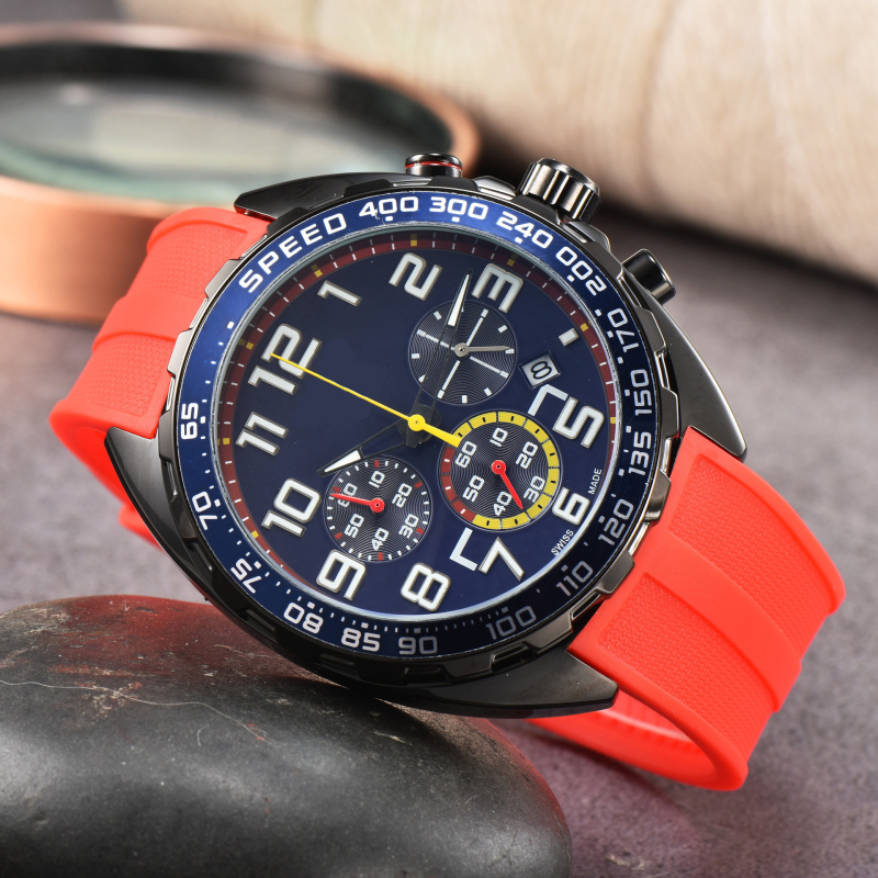 Nairicha Meeste kvarts kronograafiga kell roostevabast terasest korpuse ja rihmiga, analoogne näit, safiirklaas, liikumine 5257