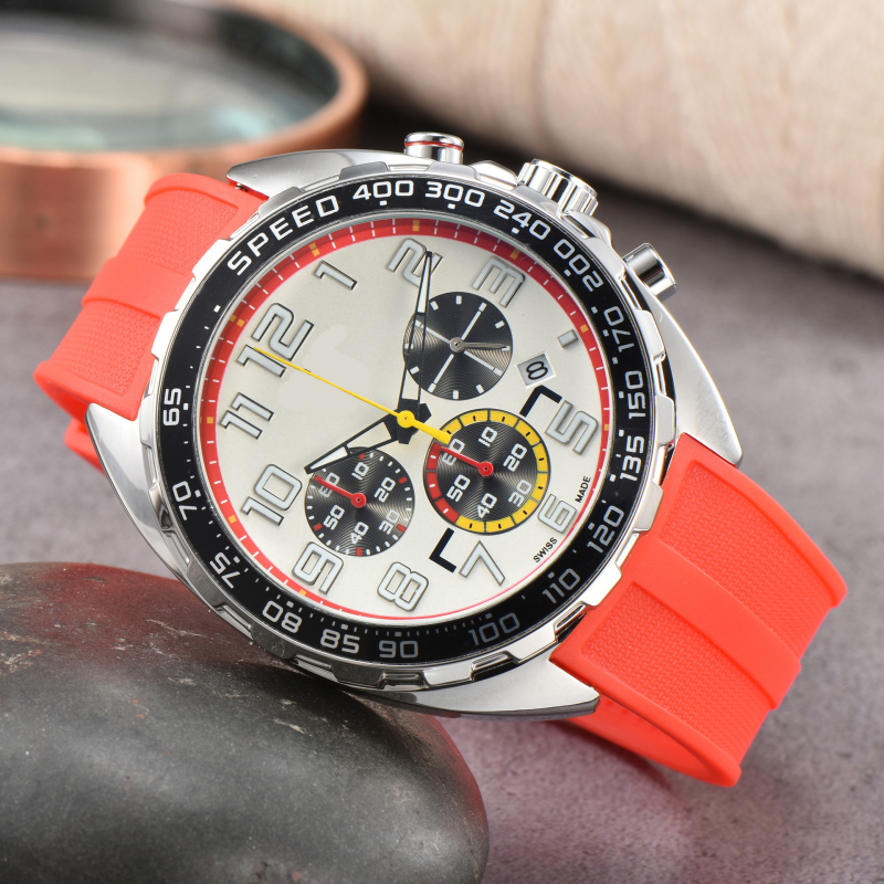 Nairicha Meeste kvarts kronograafiga kell roostevabast terasest korpuse ja rihmiga, analoogne näit, safiirklaas, liikumine 5257