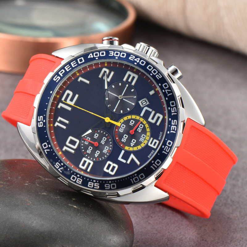 Nairicha Meeste kvarts kronograafiga kell roostevabast terasest korpuse ja rihmiga, analoogne näit, safiirklaas, liikumine 5257