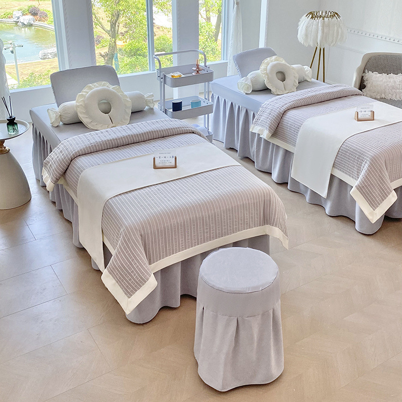 Jingchen Furniture guminių užvalkalų komplektas, šlifuotas poliesteris, vienodas spalvos raštas, tie-dye apdaila