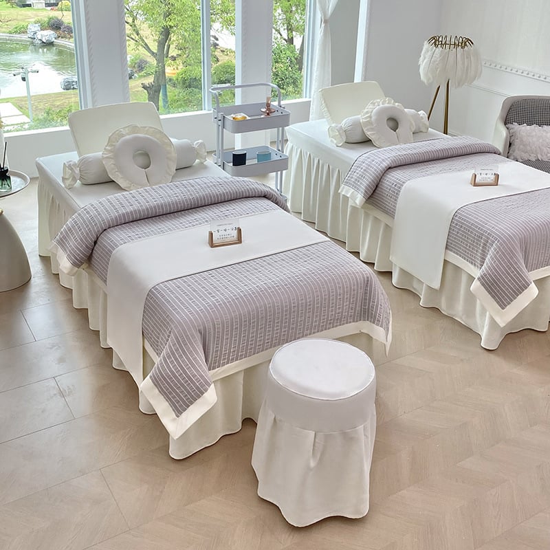 Jingchen Furniture guminių užvalkalų komplektas, šlifuotas poliesteris, vienodas spalvos raštas, tie-dye apdaila