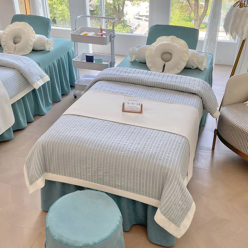 Jingchen Furniture guminių užvalkalų komplektas, šlifuotas poliesteris, vienodas spalvos raštas, tie-dye apdaila
