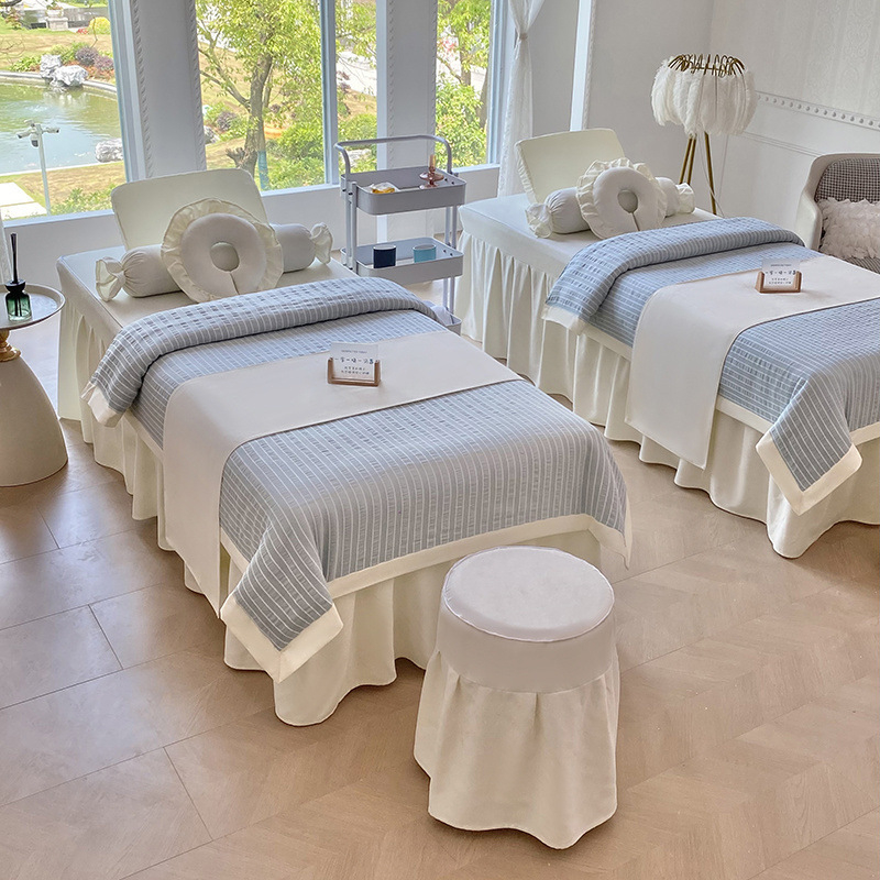 Jingchen Furniture guminių užvalkalų komplektas, šlifuotas poliesteris, vienodas spalvos raštas, tie-dye apdaila