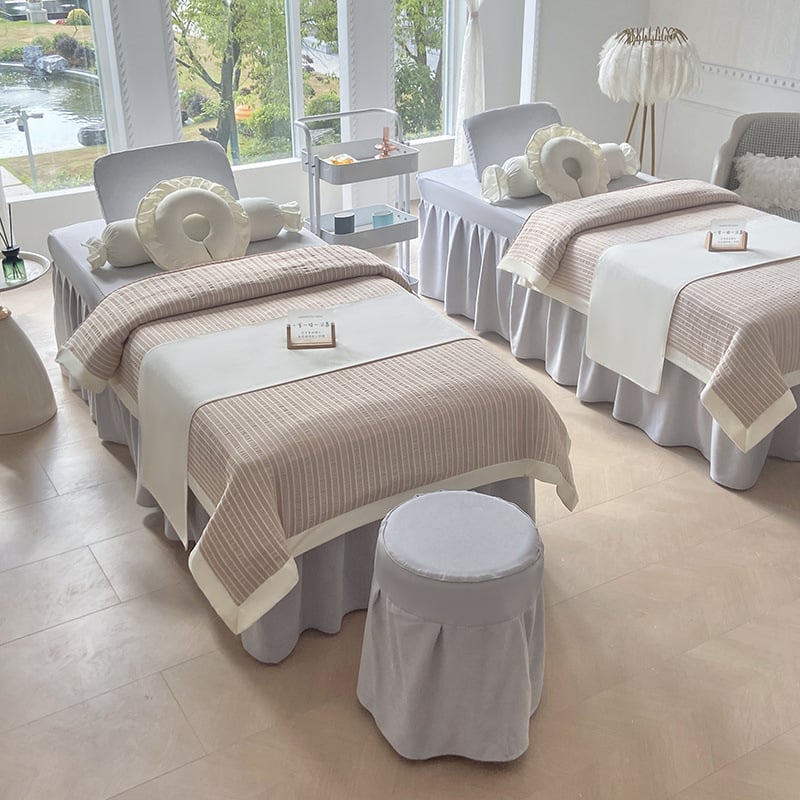 Jingchen Furniture guminių užvalkalų komplektas, šlifuotas poliesteris, vienodas spalvos raštas, tie-dye apdaila