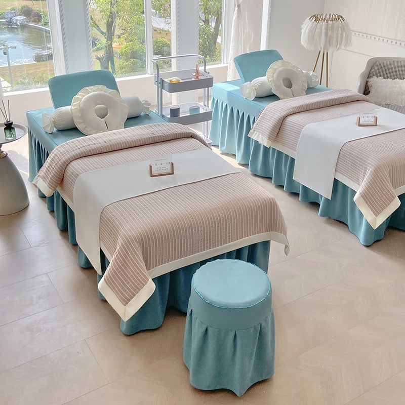 Jingchen Furniture guminių užvalkalų komplektas, šlifuotas poliesteris, vienodas spalvos raštas, tie-dye apdaila