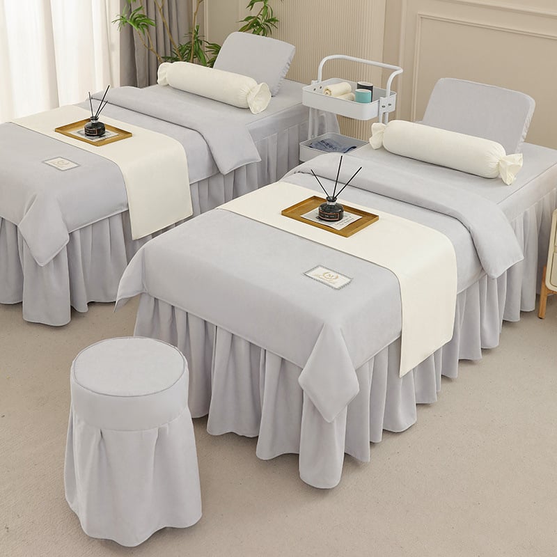 Jingchen Furniture guminių užvalkalų komplektas, šlifuotas poliesteris, vienodas spalvos raštas, tie-dye apdaila