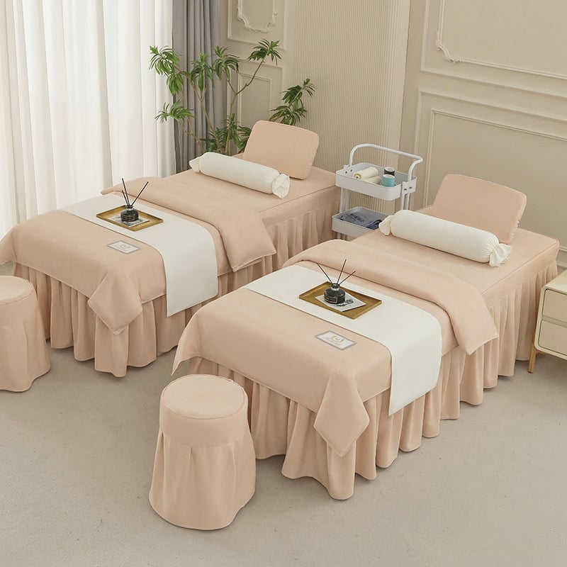 Jingchen Furniture guminių užvalkalų komplektas, šlifuotas poliesteris, vienodas spalvos raštas, tie-dye apdaila