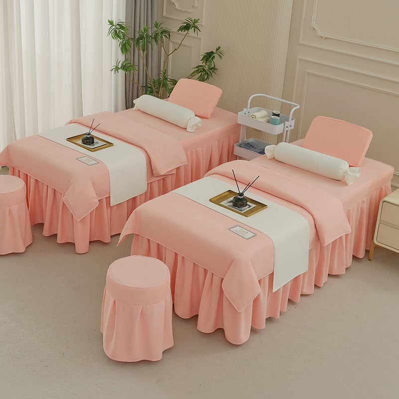 Jingchen Furniture guminių užvalkalų komplektas, šlifuotas poliesteris, vienodas spalvos raštas, tie-dye apdaila