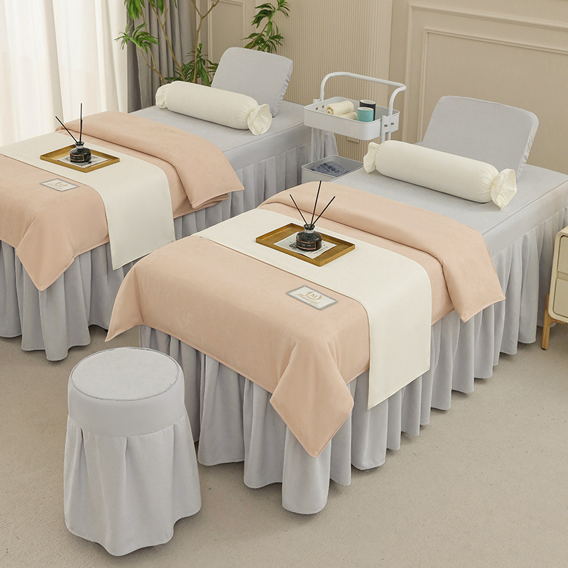 Jingchen Furniture guminių užvalkalų komplektas, šlifuotas poliesteris, vienodas spalvos raštas, tie-dye apdaila