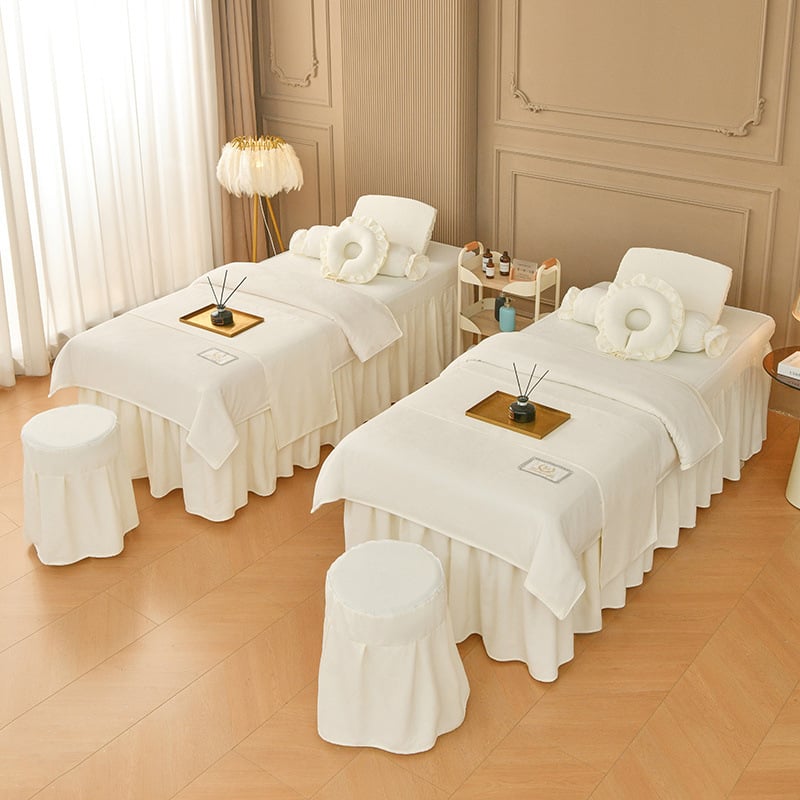 Jingchen Furniture guminių užvalkalų komplektas, šlifuotas poliesteris, vienodas spalvos raštas, tie-dye apdaila