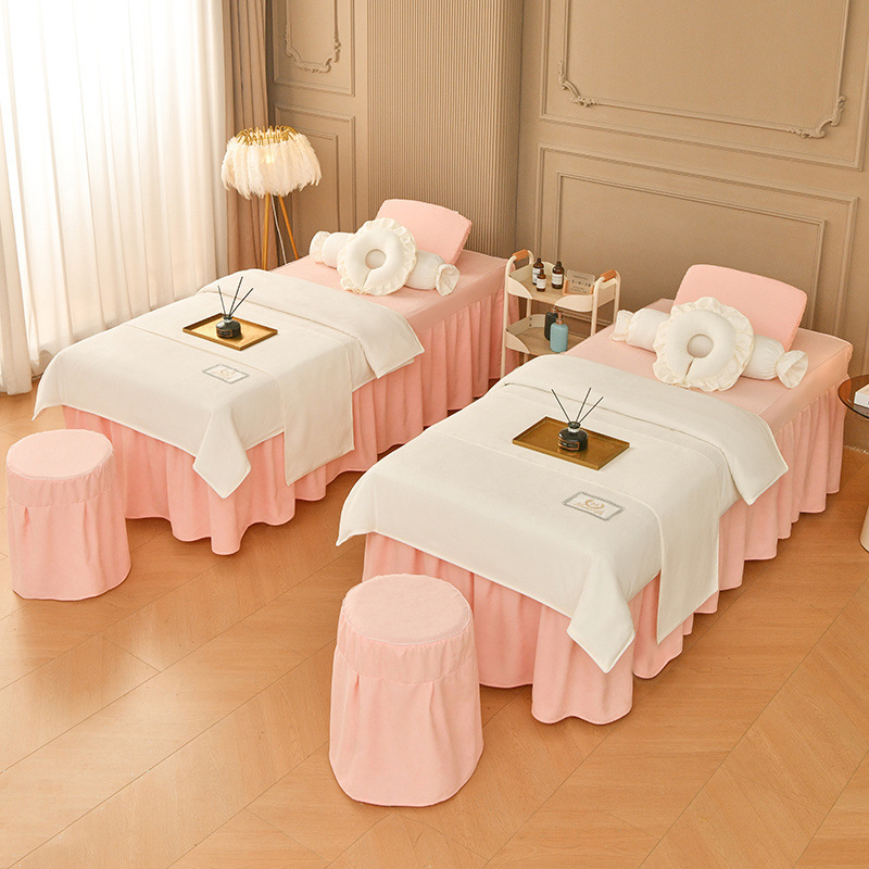 Jingchen Furniture guminių užvalkalų komplektas, šlifuotas poliesteris, vienodas spalvos raštas, tie-dye apdaila