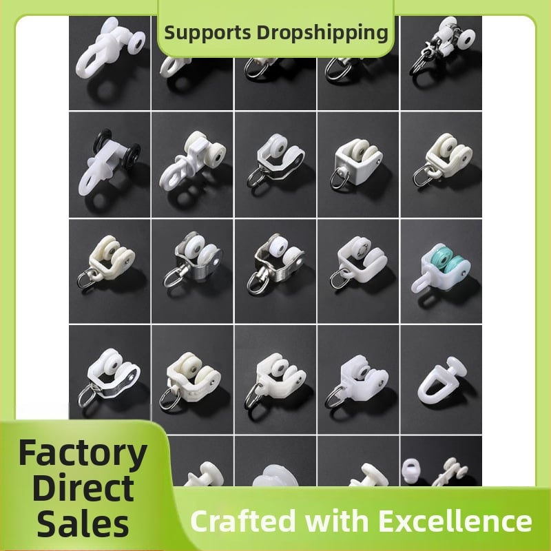 Užuolaidų takelių ritinėliai – kelių tipų A1–A4 komplektas (Modelis: Kitas; Medžiaga: Kita; Stilius: Kitas)