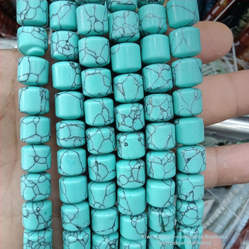 Κυλινδρικές χάντρες αχάτη από φυσική πέτρα για κοσμήματα – χειροποίητη λείανση, φυσικό μοτίβο