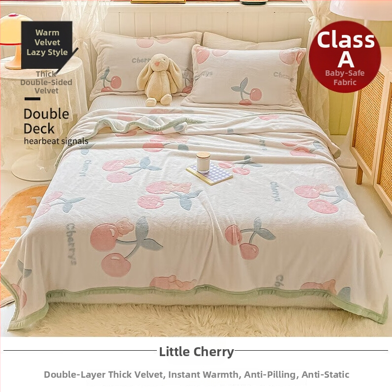 Korallfliis tekk LIFE HOME; polüestri kiud; kaal 1000 g; hooaeg kevad ja sügis; muster: taimed ja lilled