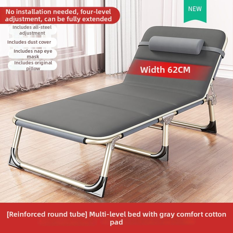 Sk lopivi kamping ležaj za jednoga s čeličnim okvirom, površina od Oxford platna, težina 1,0 kg, bez nosača