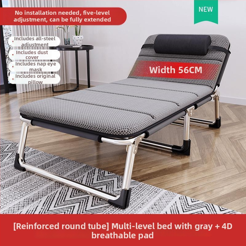 Sk lopivi kamping ležaj za jednoga s čeličnim okvirom, površina od Oxford platna, težina 1,0 kg, bez nosača