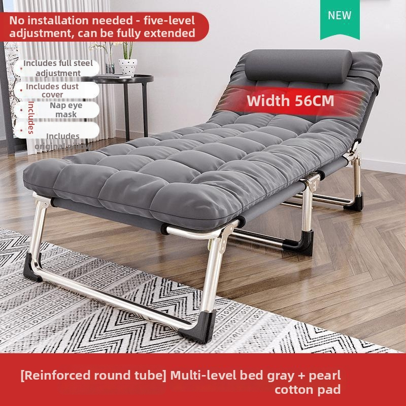 Sk lopivi kamping ležaj za jednoga s čeličnim okvirom, površina od Oxford platna, težina 1,0 kg, bez nosača