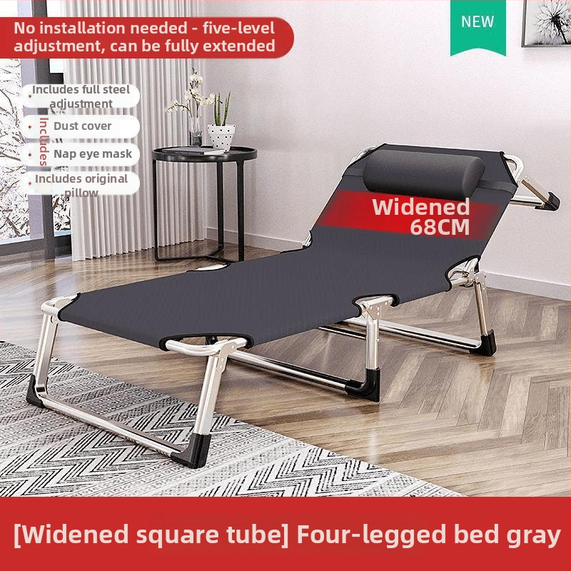 Sk lopivi kamping ležaj za jednoga s čeličnim okvirom, površina od Oxford platna, težina 1,0 kg, bez nosača