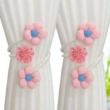 Unique audinio užuolaidų dirželiai su lenkiamais laikikliais ir pakabinimo priedais