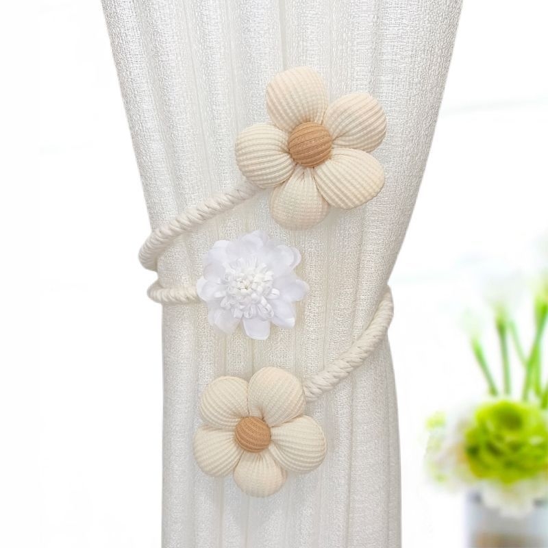 Unique audinio užuolaidų dirželiai su lenkiamais laikikliais ir pakabinimo priedais