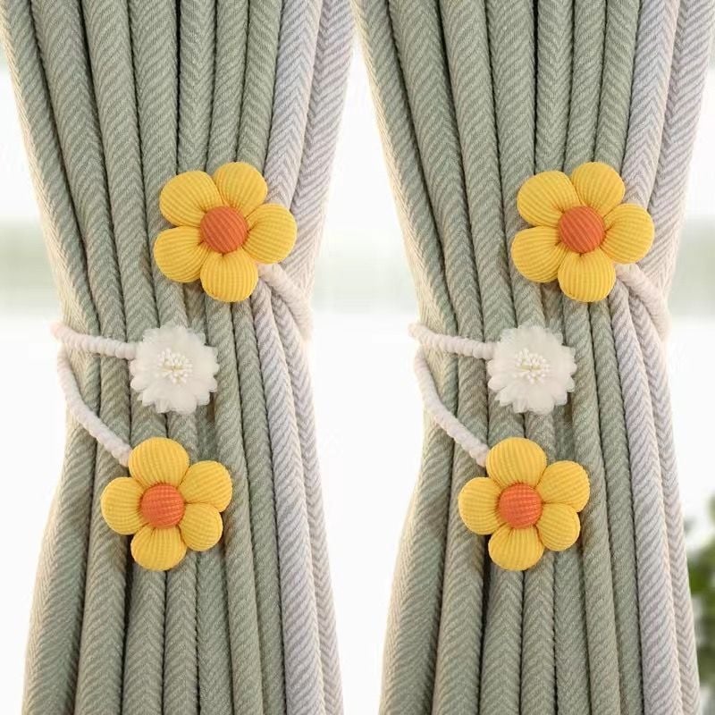 Unique audinio užuolaidų dirželiai su lenkiamais laikikliais ir pakabinimo priedais