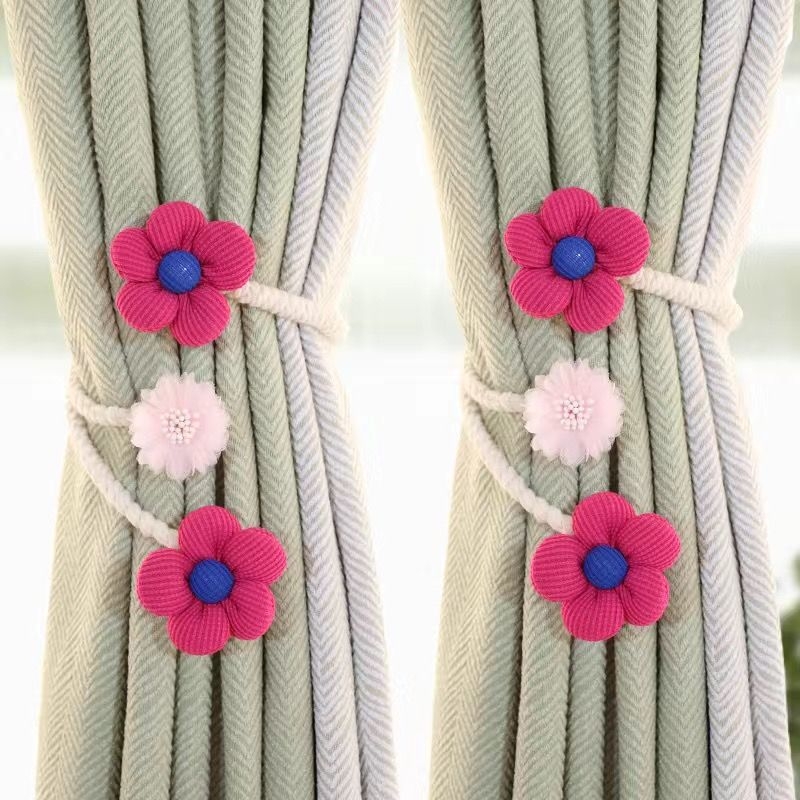 Unique audinio užuolaidų dirželiai su lenkiamais laikikliais ir pakabinimo priedais