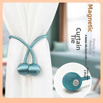 Magentiniai užuolaidų laikikliai, iš medžio, dekoratyviniai užuolaidų laikikliai