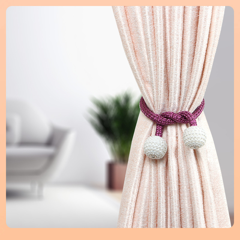 Magentiniai užuolaidų laikikliai, iš medžio, dekoratyviniai užuolaidų laikikliai