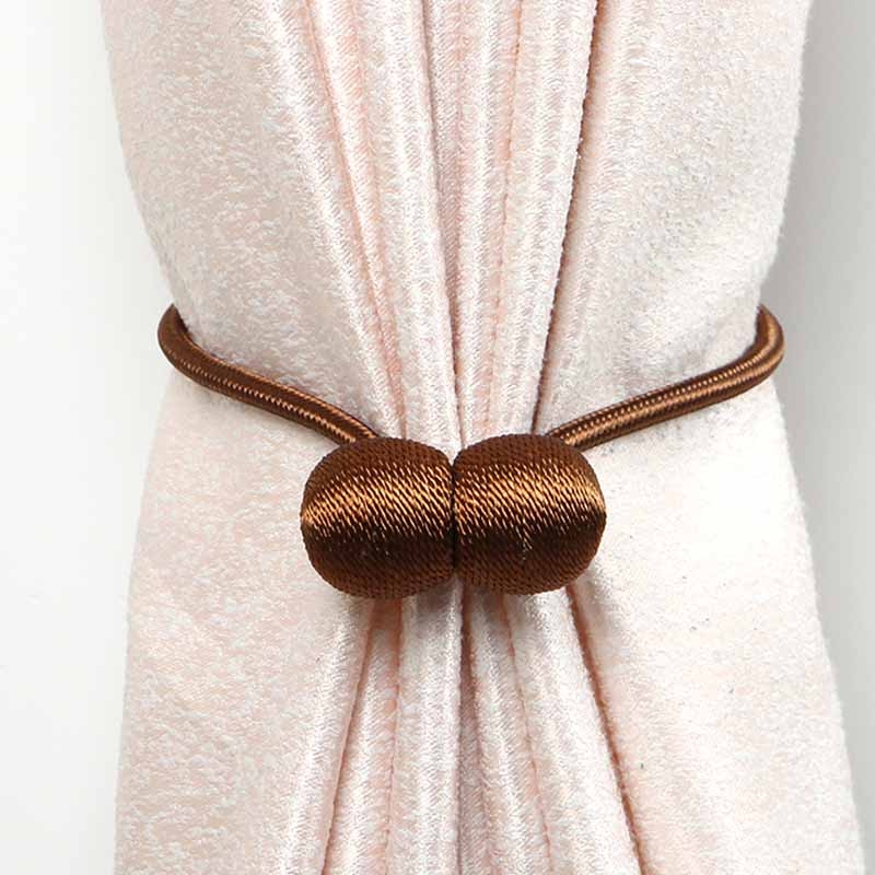 Magentiniai užuolaidų laikikliai, iš medžio, dekoratyviniai užuolaidų laikikliai