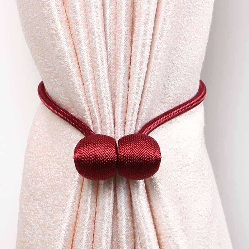 Magentiniai užuolaidų laikikliai, iš medžio, dekoratyviniai užuolaidų laikikliai