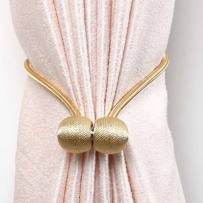 Magentiniai užuolaidų laikikliai, iš medžio, dekoratyviniai užuolaidų laikikliai