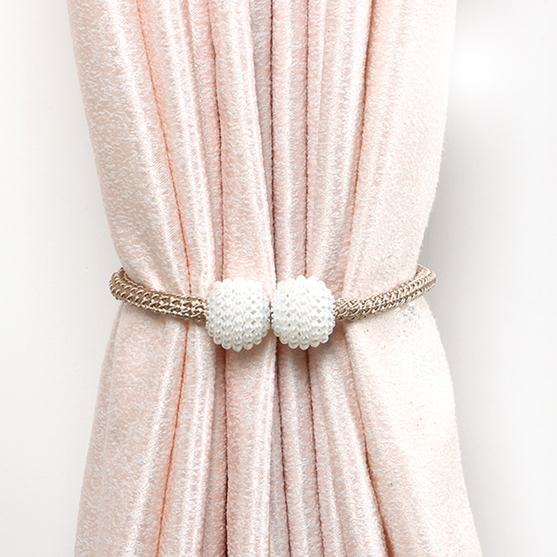 Magentiniai užuolaidų laikikliai, iš medžio, dekoratyviniai užuolaidų laikikliai