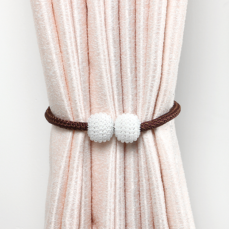 Magentiniai užuolaidų laikikliai, iš medžio, dekoratyviniai užuolaidų laikikliai