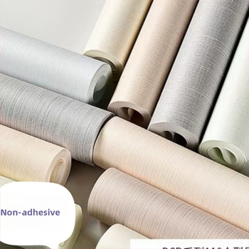Нетъкан тапет за стена, несамозалепващ, за фонове на стая и диван, коприна, семпъл стил