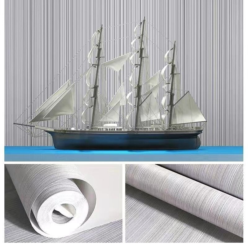 Нетъкан тапет за стена, несамозалепващ, за фонове на стая и диван, коприна, семпъл стил