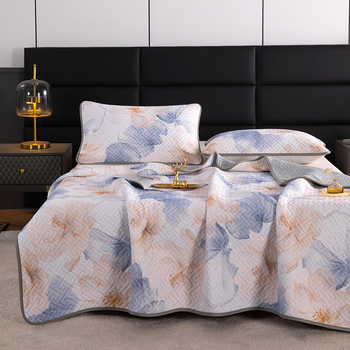 3 dalių natūralaus latekso aušinančio kilimėlių rinkinys – latekso kiekis 90%+; spausdinta apdaila; šiuolaikiškas minimalistinis stilius