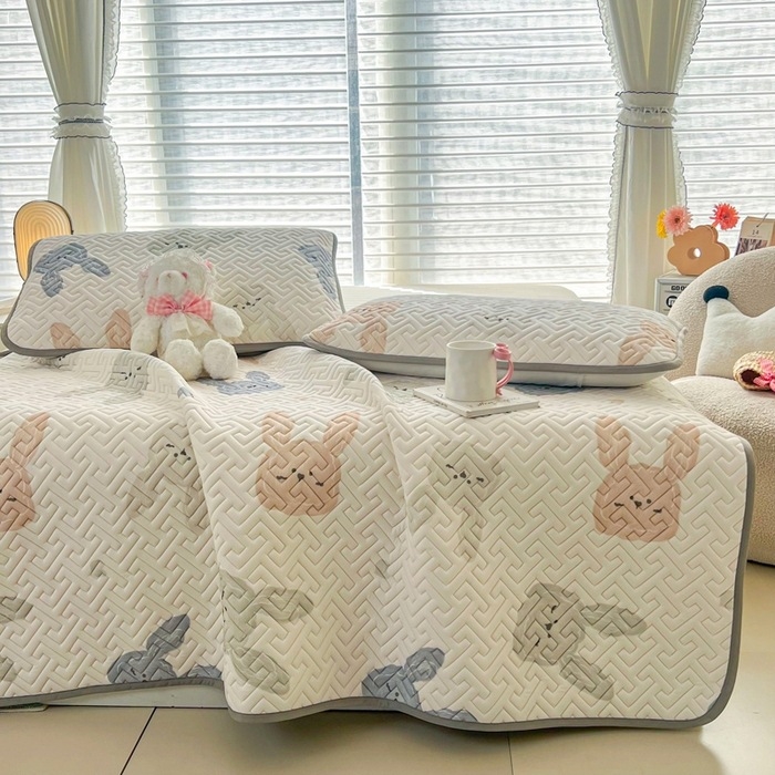 3 dalių natūralaus latekso aušinančio kilimėlių rinkinys – latekso kiekis 90%+; spausdinta apdaila; šiuolaikiškas minimalistinis stilius