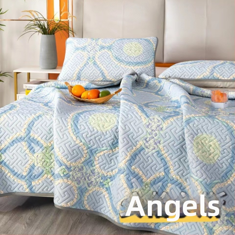 3 dalių natūralaus latekso aušinančio kilimėlių rinkinys – latekso kiekis 90%+; spausdinta apdaila; šiuolaikiškas minimalistinis stilius