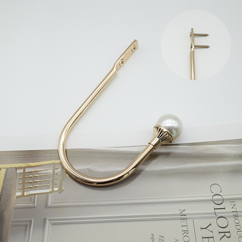 U formos užuolaidų kabliukai be gręžimo sieniniam tvirtinimui – audinys, paprastas ir šiuolaikiškas stilius