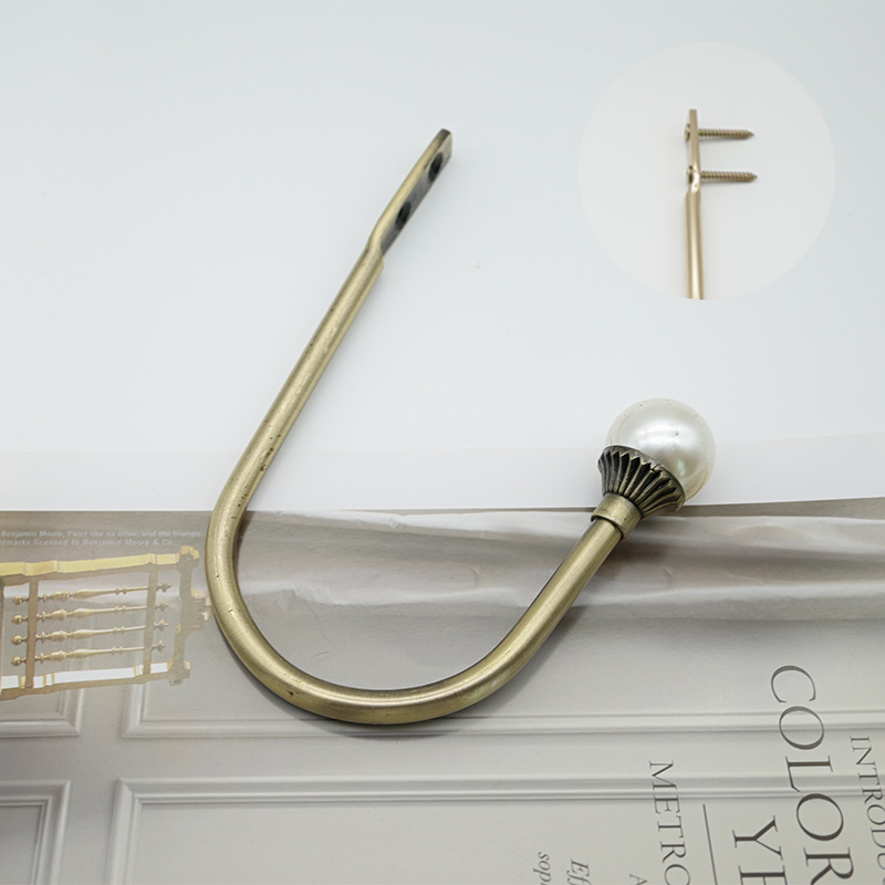 U formos užuolaidų kabliukai be gręžimo sieniniam tvirtinimui – audinys, paprastas ir šiuolaikiškas stilius