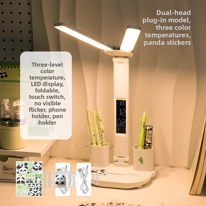 Naktinė lemputė šalia lovos su ABS gaubtu, balsinis valdymas, įmontuota baterija, įtampa iki 36V, CRI ≥95