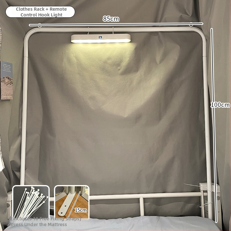 Naktinė lemputė šalia lovos su ABS gaubtu, balsinis valdymas, įmontuota baterija, įtampa iki 36V, CRI ≥95