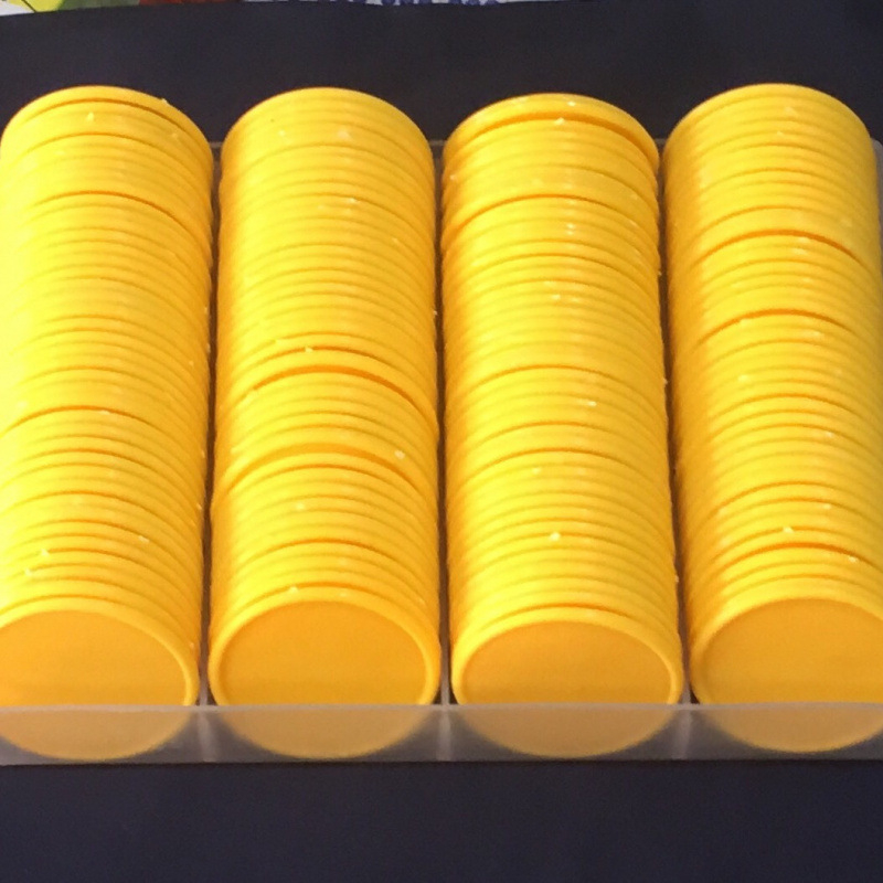 Mahjongi žetoonid – tühjad, väärtuseta, ümmargused kettad, 1 mm paksus