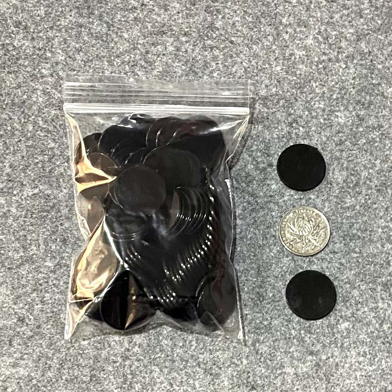 Mahjongi žetoonid – tühjad, väärtuseta, ümmargused kettad, 1 mm paksus