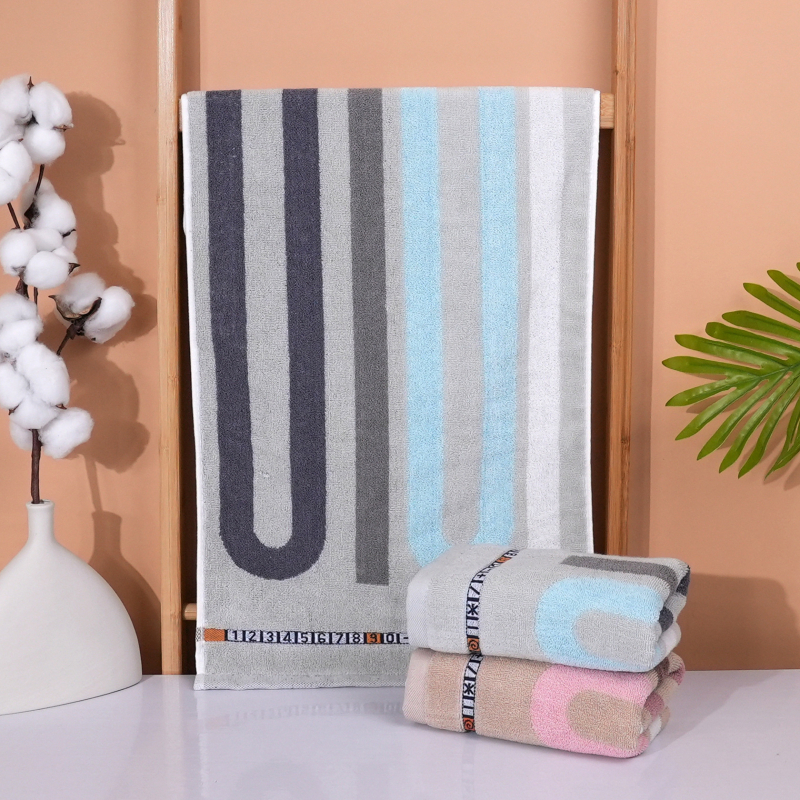 Medvilninis veido rankšluostis suaugusiems, storas ir sugeriančios, logotipo pritaikymas; siūlai 32s; svoris 100–120 g; apdaila: siuvimas, džakardas